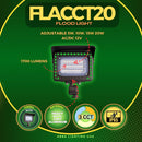 FLACCT20 12V Low Voltage Adjustable CCT and Wattage 5W-20W Integrated LED Landscape Lighting Outdoor Floodlight by Kings Outdoor Lighting