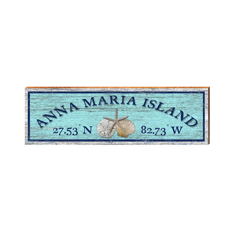 Anna Maria Island, Florida Wooden Sign | Wall Art Print on Real Wood