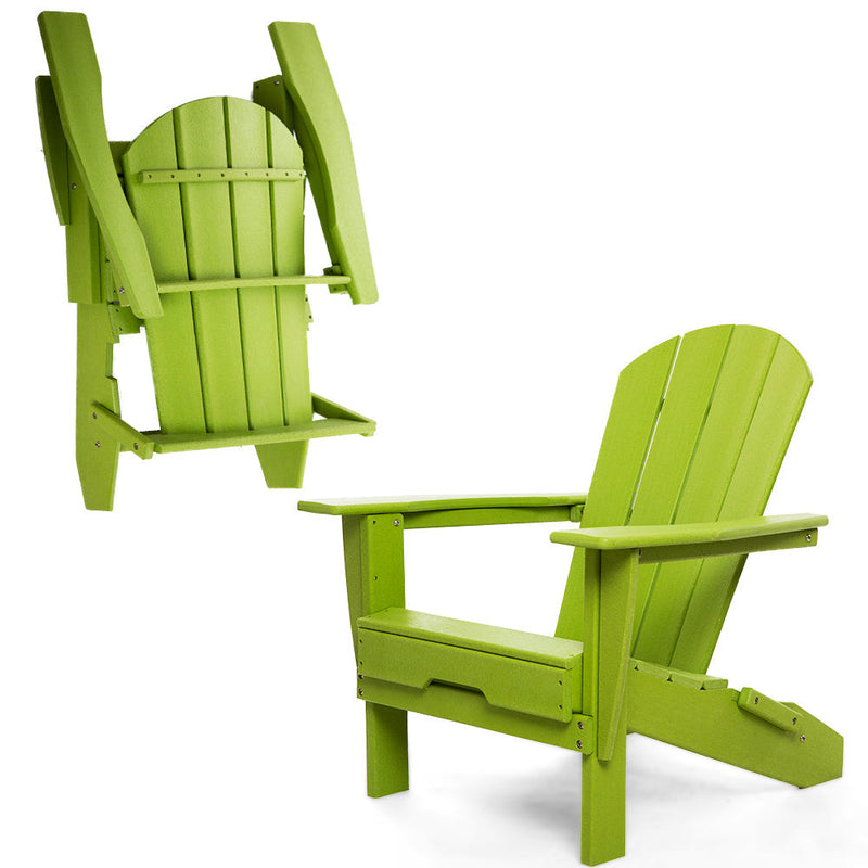 Heritage Folding Adirondack Chair by ResinTEAK