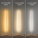 RGBCW Corner Floor Lamp - Golden by EP Designlab LLC