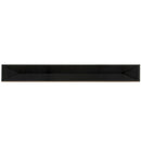 Jet Black 2x16 Glossy Ceramic Deco Subway Tile (50 pack,10.76 sq ft/case)