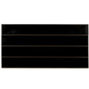 Jet Black 2x16 Glossy Ceramic Deco Subway Tile (50 pack,10.76 sq ft/case)