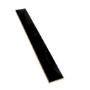 Jet Black 2x16 Glossy Ceramic Deco Subway Tile (50 pack,10.76 sq ft/case)