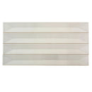Soft Dove Gray 2x16 Glossy Ceramic Deco Subway Tile (50 pack,10.76 sq ft/case) - Sample