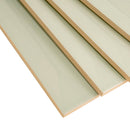 Soft Mint Green 2x16 Glossy Ceramic Deco Subway Tile (50 pack,10.76 sq ft/case)