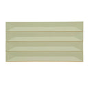 Soft Mint Green 2x16 Glossy Ceramic Deco Subway Tile (50 pack,10.76 sq ft/case)