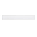 Snow White 2x16 Glossy Ceramic Deco Subway Tile (50 pack,10.76 sq ft/case)