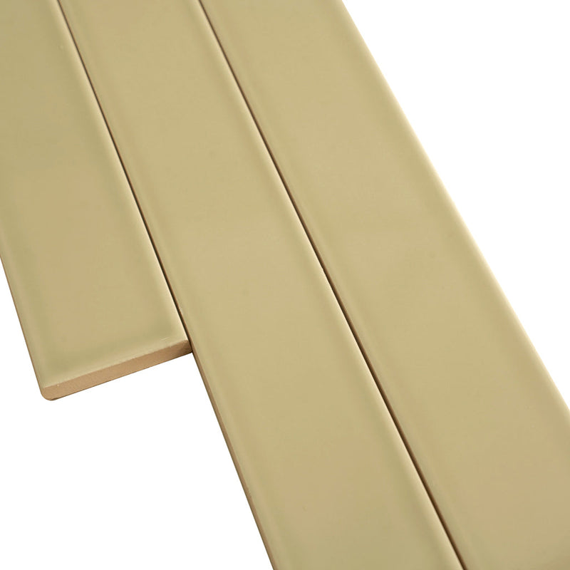 Soft Olive 2x16 Glossy Ceramic Subway Tile (50 pack, 10.76 sq ft/case), photo 3 of 8