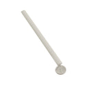 Soft Dove Gray 0.5x8 Glossy Ceramic Pencil Tile Trim (10 pack, 0.27 sq ft/case)