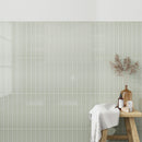 Soft Mint Green 2x16 Glossy Ceramic Subway Tile (50 pack, 10.76 sq ft/case)