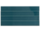 Emerald Petrol Blue 2x16 Glossy Ceramic Subway Tile (50 pack, 10.76 sq ft/case)