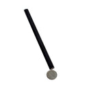 Jet Black 0.5x8 Glossy Ceramic Pencil Tile Trim (10 pack, 0.27 sq ft/case)