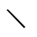 Jet Black 0.5x8 Glossy Ceramic Pencil Tile Trim (10 pack, 0.27 sq ft/case)