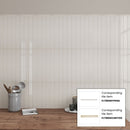 Soft Dove Gray 0.5x8 Glossy Ceramic Pencil Tile Trim (10 pack, 0.27 sq ft/case)