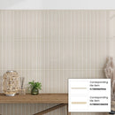 Alabaster Beige 0.5x8 Glossy Ceramic Pencil Tile Trim (10 pack, 0.27 sq ft/case)