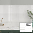Snow White 2x16 Glossy Ceramic Subway Tile (50 pack, 10.76 sq ft/case)