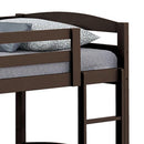 Transitional Solid Hardwood Twin over Twin Bunk Bed, Patented Insert & Lock Joint for Extra Safety for Kids