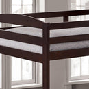 Transitional Solid Hardwood Twin over Twin Bunk Bed, Patented Insert & Lock Joint for Extra Safety for Kids