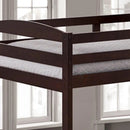 Transitional Solid Hardwood Twin over Twin Bunk Bed, Patented Insert & Lock Joint for Extra Safety for Kids by ParrotUncle