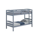 Transitional Solid Hardwood Twin over Twin Bunk Bed, Patented Insert & Lock Joint for Extra Safety for Kids by ParrotUncle
