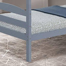 Transitional Solid Hardwood Twin over Twin Bunk Bed, Patented Insert & Lock Joint for Extra Safety for Kids