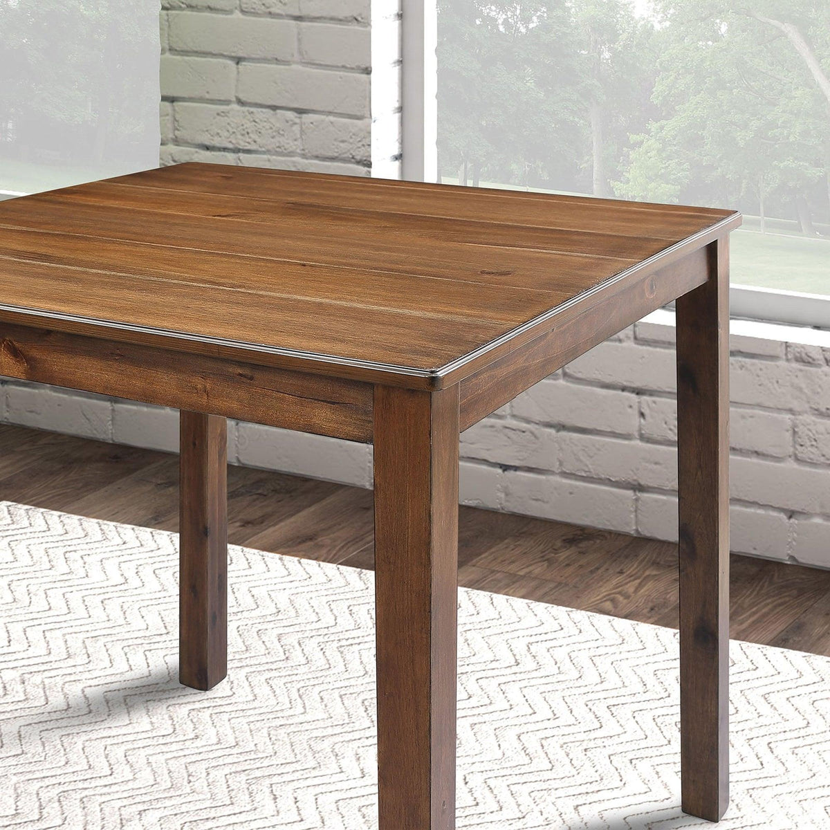 36"H Solid Rubberwood and Wood Veneer 5-Piece Counter Ht. Table Set, photo 14 of 15