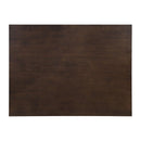 48"W Solid Rubberwood 5-Piece Dining Table Set with Diamond Chair Back