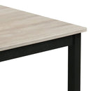 Findlay 3-Piece 47.5 in. Rectangle Faux Marble Top Coffee Table Set with Solid Wood Legs
