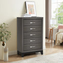 Contemporary 31" Chest with 5-Drawer for Bedroom, Livingroom by Parrot Uncle