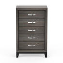 Contemporary 31" Chest with 5-Drawer for Bedroom, Livingroom