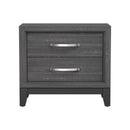 Furniture of America Lucien Modern Wood Nightstand with 2 Drawers