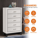 Contemporary 31" Chest with 5-Drawer for Bedroom, Livingroom