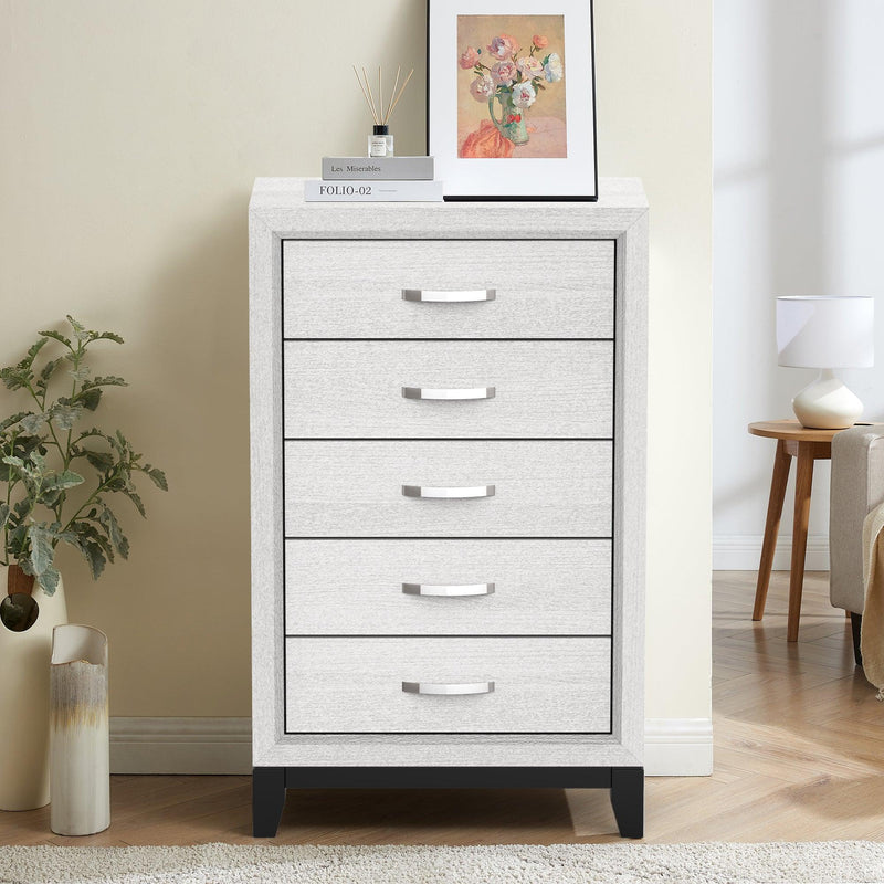 Contemporary 31" Chest with 5-Drawer for Bedroom, Livingroom