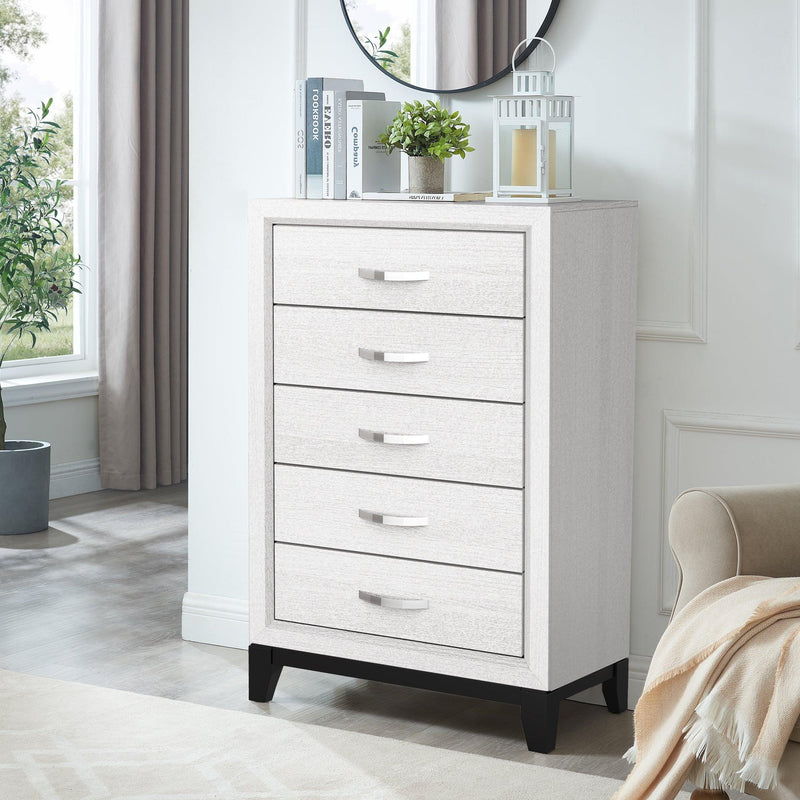 Contemporary 31" Chest with 5-Drawer for Bedroom, Livingroom