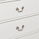Transitional 5-Drawer 31.5 in. Wide Chest of Drawers with Bracket Feet