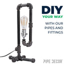 1 in. x 1 in. x 1/4 in. Black Reducing Tee