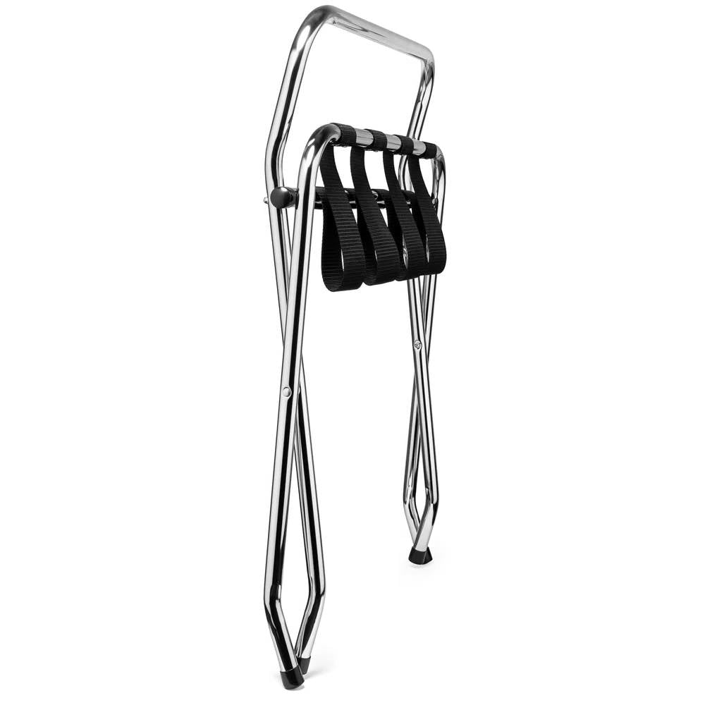 High Back Metal Folding Luggage Rack, photo 2 of 5