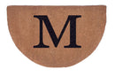 Half Round Plain Personalized Monogram Doormats 38x60