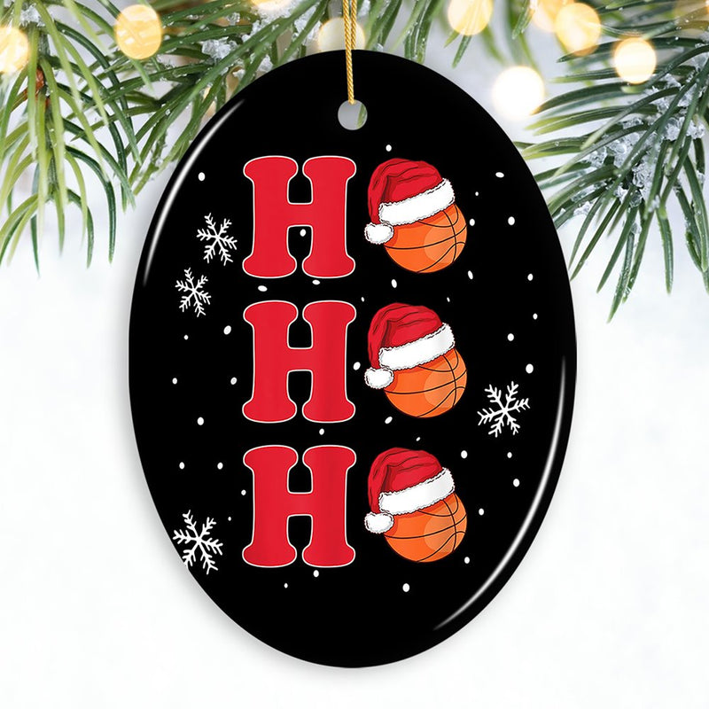 Basketball Christmas Ornament