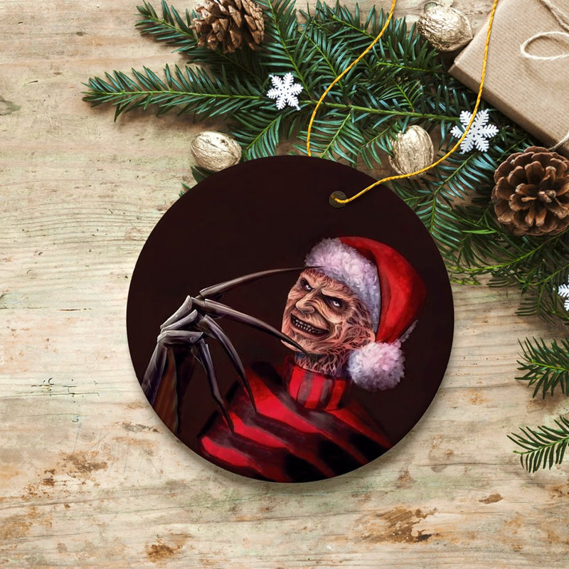 Freddy Krueger Christmas Ornament