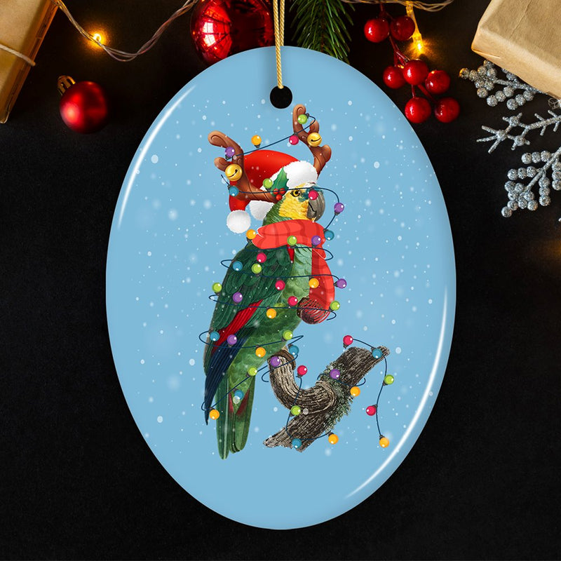 Parrot Christmas Ornament