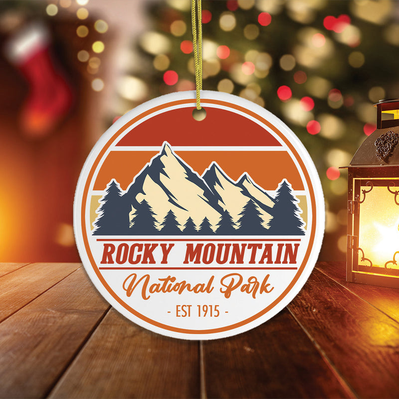 Rocky Mountains National Park Ornament