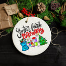 Santa’s Favorite Pharmacist Christmas Ornament, Pharmacy Appreciation Gift