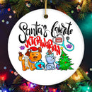 Santa’s Favorite Veterinarian Christmas Ornament, Veterinary Holiday Appreciation Gift