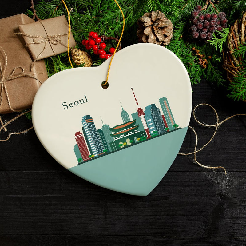 Seoul Christmas Ornament, Capital of South Korea Christmas Decoration