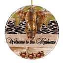 Welcome to the Nuthouse Funny Squirrel Ornament