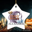 Fun & Spooky First Halloween Personalized Ornament, Cute Ghost Baby Custom Gift