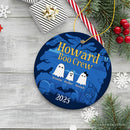 Halloween Ghost Family Members Personalized Ornament, Cute Boo Crew Gift, Spooky Season Home Decor