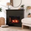 26 Inch Infrared Electric Fireplace Insert with Remote Control-Black by LJGDeals
