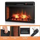 26 Inch Infrared Electric Fireplace Insert with Remote Control-Black by LJGDeals